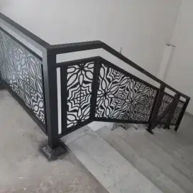 Bengkel las tralis kanopi pintu pagar gerbang tangga balkon