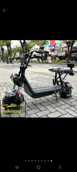 Motor listrik mini harley davidson