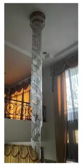 LAMPU GANTUNG EKSOTIS 4 METER