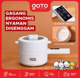 GOTO Hideki panci elektrik dengan pengatur panas
