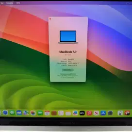 Macbook Air M3 Ram 8 Ssd 256
Layar 13 inch Full set Space Black gransi
