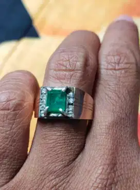 Zzamrud colombia ring perak swasa