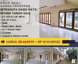 termurah rumah hitung tanah mainroad setraduta raya bandung utara