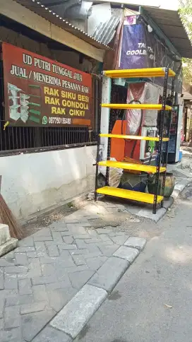 RAK BESI SUSUN RAK GUDANG BONGKAR PASANG