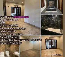 termurah  rumah lux singgasana pradana bandung tengah