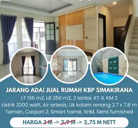 termurah  rumah lux pool kota baru parahyangan bandung