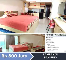 termurah  apartemen la grande furnish bandung utara