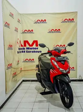 Honda Beat CBS Tahun 2021 warna merah hitam