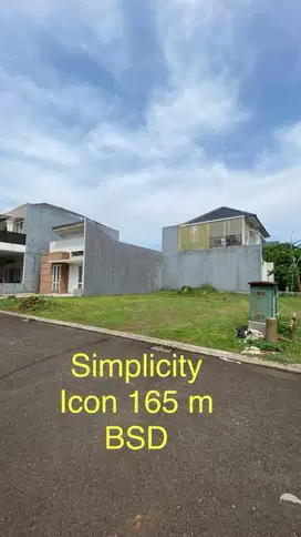 DIJUAL KAV HUK TAMAN 165 METER DI ICON BSD JARANG ADA NEMPEL AEONN