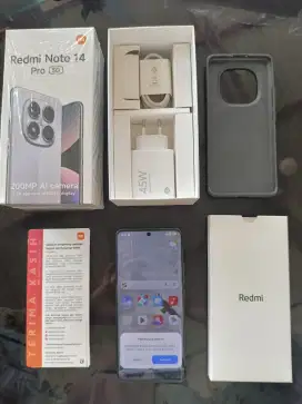 Redmi Note 14 pro 5G Ram 8/256 seken murah dan lengkap