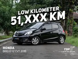 HONDA BRIO E CVT 2018 ODO LOW TERMURAH