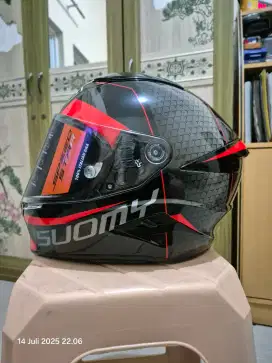 Helm SUOMY Speed Star Rap Red , Ukuran M