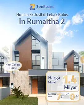 JUAL RUMAH MURAH DI RUMAITHA 2 CIRENDEU TANGERANG SELATAN