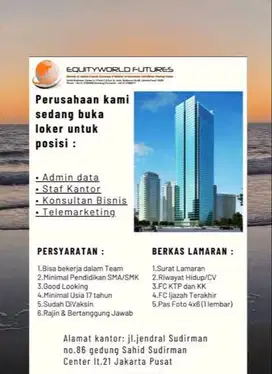 Di buka lowongan kerja