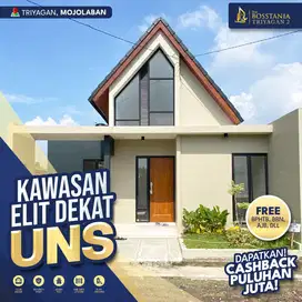 Perumahan Mewah 1 Lantai, Fasilitas Lengkap, Lokasi Dekat UNS