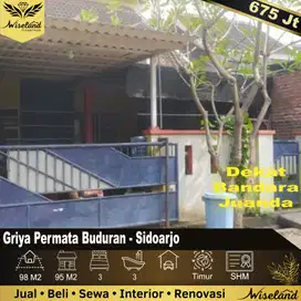 Dijual Rumah Griya Permata Buduran Sidoarjo