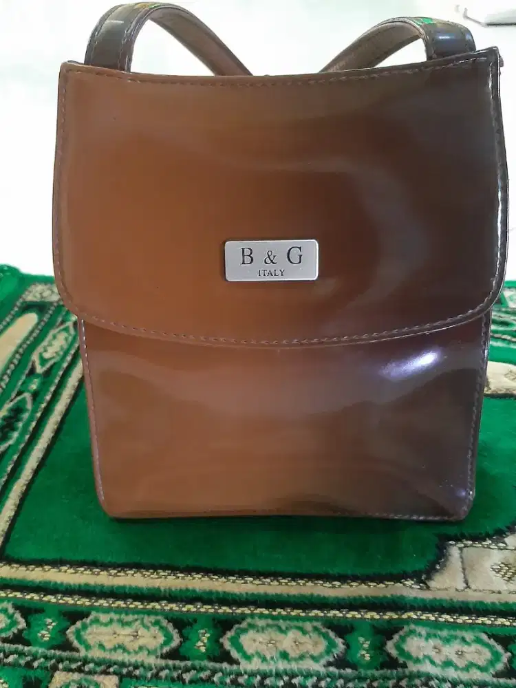 Tas original B&G Italy Ori kondisi Baru kulit Lembut Halus