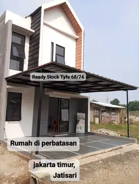 Jual Rumah Baru 2 Lantai Ready Stock Siap Huni - 3 KT & 2 KM - LT. 74m