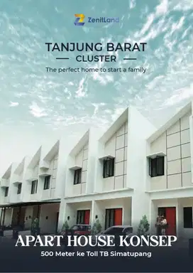 JUAL RUMAH MURAH CLUSTER TANJUNG BARAT JAKARTA SELATAN
