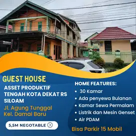 Guest House Dijual di Kawasan Potensial Balikpapan MT Haryono