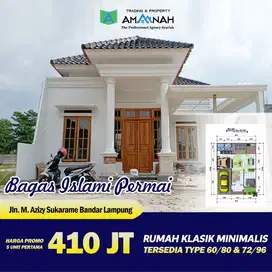 RUMAH MODERN MINIMALIS SIAP HUNI DI SUKARAME BEBAS BANJIR