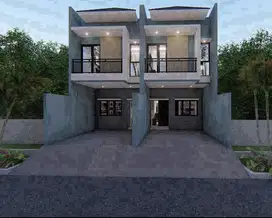 On progress . rumah new minimalis Nirwana Eksekutif Wonorejo