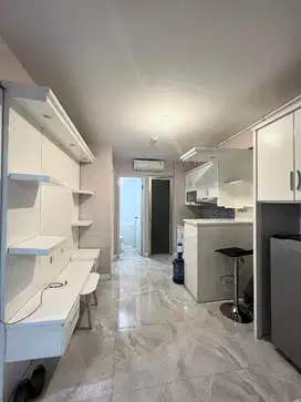 apartemen bassura city di sewakan type 2 br mewah siap huni