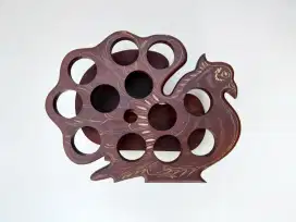 Tempat Aqua Gelas Kayu Jati Asli Jepara - Rp45.000