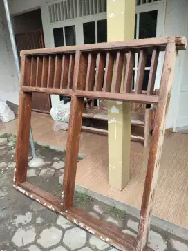 Kusen Jendela Nako lengkap kayu kamper bagus