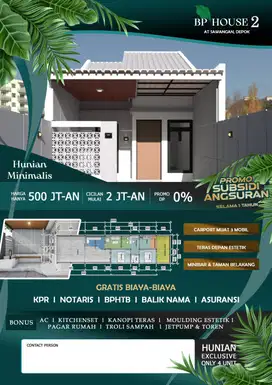 Type besar cash dan KPR tersedia