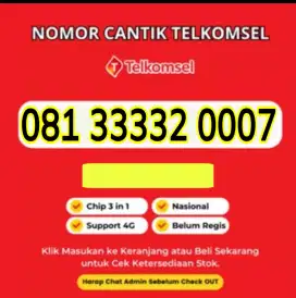 Nomor cantik telkomsel simpati james bond 0007