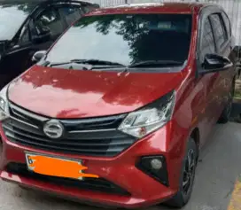 Daihatsu Sigra type R tahun 2023 Merah Marun