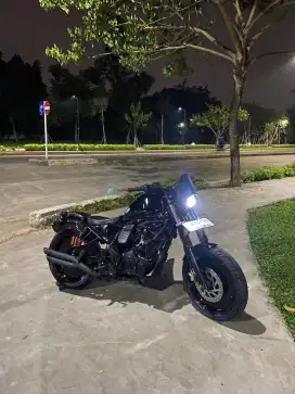 Motor yamaha byson custom bobber