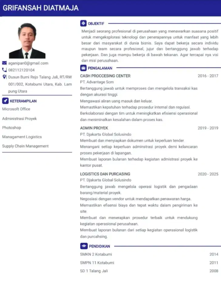 Sedang mencari pekerjaan