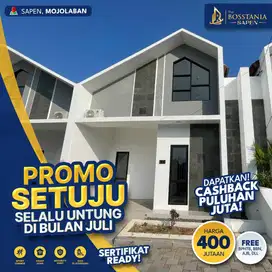 Rumah Satu Lantai, Lingkungan Nyaman, Harga 450 Juta Nett, Free Kanopi
