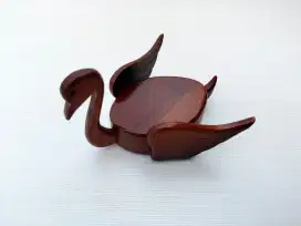 Tempat Coin, Kunci atau Peniti Kayu Jati Asli Jepara ~ Rp35.000