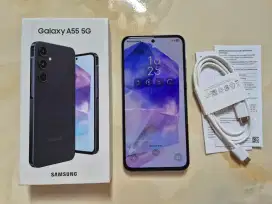 Samsung A55 8 / 256 garansi resmi mulus terawat bkn a56 a54