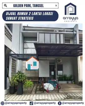 DIJUAL RUMAH 2 LANTAI CLUSTER GOLDEN PARK 'DM16