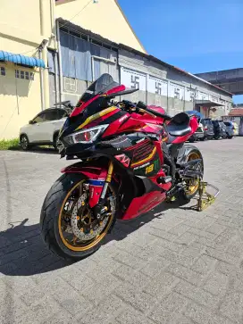 Kawasaki ZX25R ABS Merah 2021 FULL MODIFIKASI