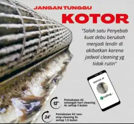 Terima jasa service AC semua merk