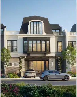 Rumah Lebar 12 di Gading Serpong Bellefont The Spring 3 Lantai