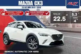 MAZDA CX3 2017 / 2018 2.0 AT HUD LOW KM.48RB & PAJAK PANJANG #F3ST
