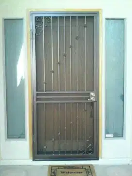 Bengkel las Lampung tralis kanopi pintu pagar gerbang tangga