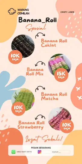 Banana Roll & Cheese Roll