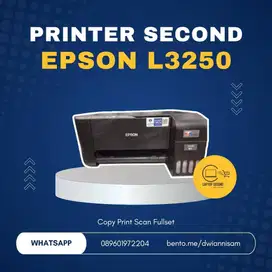 Jual Printer Epson EcoTank L3250 Wifi All In One Fullset Second Print