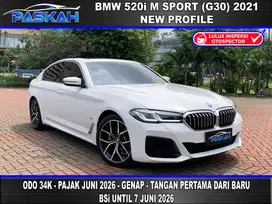 Bunga=4,7% Genap Pajak=JUL-2026 BMW 520i M Sport New Profile G30 2021
