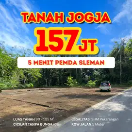 Dijual Tanah 157 Jt-an Dekat BPN Sleman
