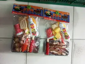 Mainan anak masak BBQ sate