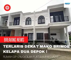 Rumah 2 lt Depok Dekat UI & KRL -Akses cepat ke jakarta