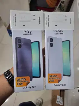 READY NEW SAMSUNG A06 4/64GB FREE ADAPTER ORI GARANSI RESMI